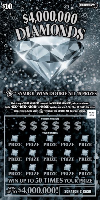 mass lottery diamond second chance.